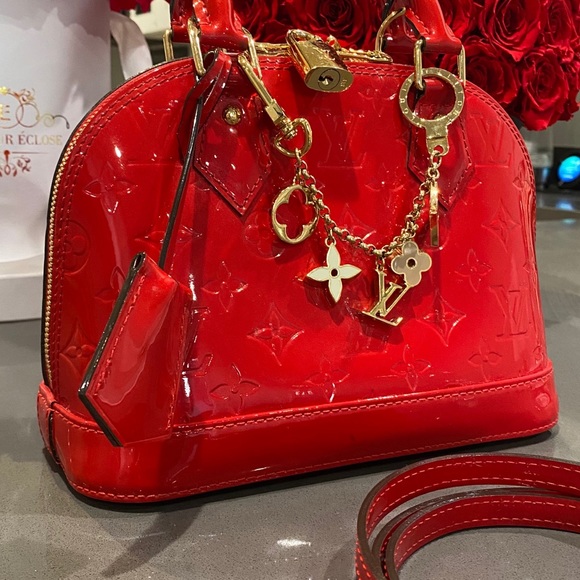 Louis Vuitton Alma BB Vernis Leather+CHARM chain - Picture 2 of 9